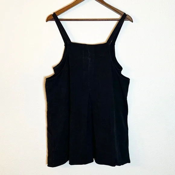 Distressed Black Newin Knit Mini Romper Dress size L - Picture 8 of 12